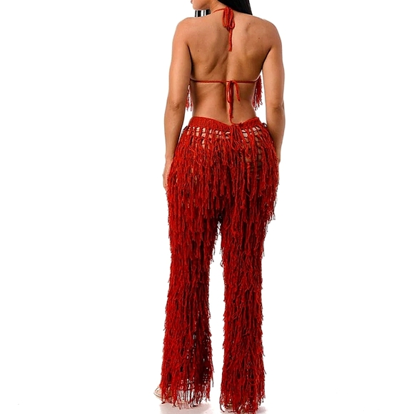 Island Fringe Set (Rust) - Picture 3 of 4